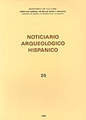 Imagen de portada de la revista Noticiario arqueológico hispánico