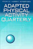 Imagen de portada de la revista Adapted physical activity quaterly