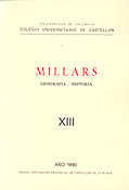 Imagen de portada de la revista Millars. Geografia - Historia