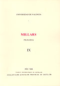 Imagen de portada de la revista Millars. Filología