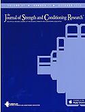 Imagen de portada de la revista Journal of strength and conditioning research