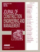 Imagen de portada de la revista Journal of construction engineering and management
