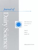Imagen de portada de la revista Journal of dairy science