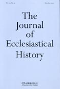 Imagen de portada de la revista Journal of ecclesiastical history