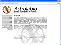 Imagen de portada de la revista Astrolabio
