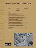 Imagen de portada de la revista Anales de prehistoria y arqueología