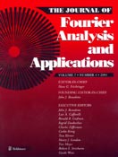 Imagen de portada de la revista Journal of fourier analysis and its applications