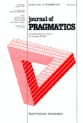 Imagen de portada de la revista Journal of pragmatics