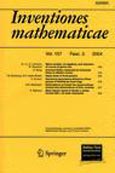 Imagen de portada de la revista Inventiones mathematicae