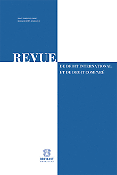 Imagen de portada de la revista Revue de droit international et de droit comparé
