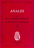 Imagen de portada de la revista Anales de la Real Academia Matritense de Heráldica y Genealogía