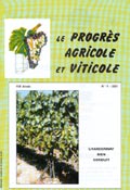 Imagen de portada de la revista Le Progrès agricole et viticole