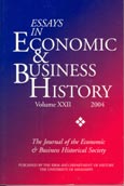 Imagen de portada de la revista Essays in economic and business history