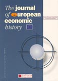 Imagen de portada de la revista Journal of European Economic History