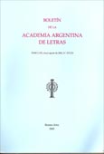 Imagen de portada de la revista Boletín de la Academia Argentina de Letras