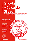 Imagen de portada de la revista Gaceta médica de Bilbao