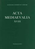 Imagen de portada de la revista Acta mediaevalia