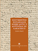 Imagen de portada del libro Documentos notariales sobre "arte" y "artistas" en Garachico (1522-1640)