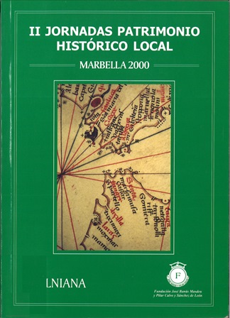 Imagen de portada del libro Jornadas Patrimonio Histórico Local, Marbella, 2000