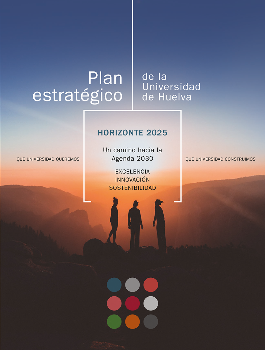Imagen de portada del libro Plan Estratégico de la Universidad de Huelva. Horizonte 2025