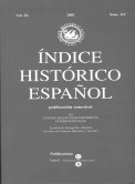 Imagen de portada de la revista Indice histórico español