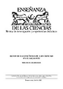 Enseñanza de las ciencias: revista de investigación y experiencias  didácticas. 1987, Vol. 5, Nº Extra 1 - Dialnet