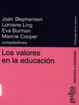 Imagen de portada del libro Los valores en la educación