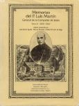 Imagen de portada del libro Memorias del P. Luis Martín,  General de la Compañía de Jesús