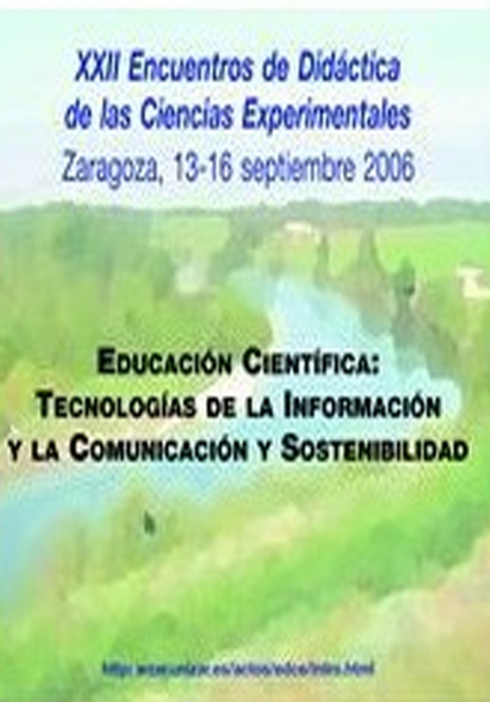 Educación científica. Tecnologías de la información y la comunicación y  sostenibilidad: [archivo de ordenador]. Zaragoza, 13-16 septiembre 2006 -  Dialnet
