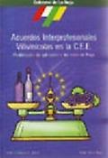 Imagen de portada del libro Acuerdos interprofesionales vitivinícolas en la C.E.E.