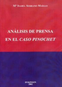Imagen de portada del libro Análisis de prensa en el "caso Pinochet"