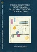 Imagen de portada del libro Estudio contrastivo inglés-español de la caracterización de sustantivos