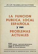 Imagen de portada del libro La función pública local española y sus problemas actuales