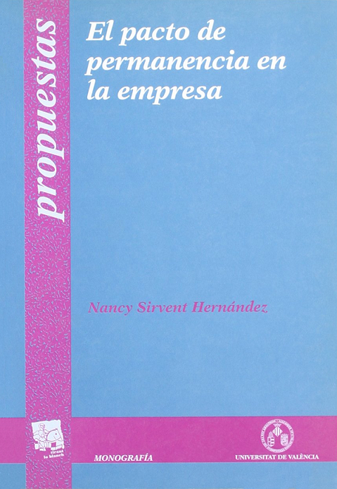 Imagen de portada del libro El pacto de permanencia en la empresa