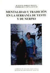 Imagen de portada del libro Mentalidad y tradición en la Serranía de Yeste y de Nerpio