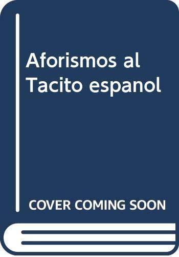 Imagen de portada del libro Aforismos al Tácito español