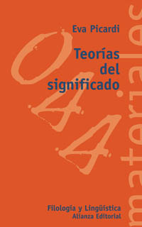 Imagen de portada del libro Teorías del significado