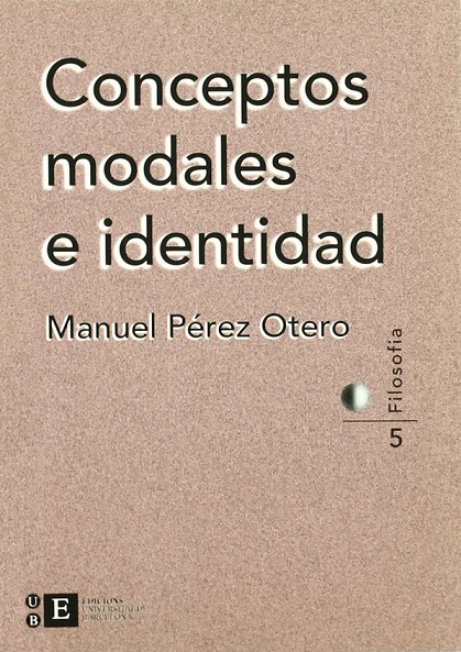 Imagen de portada del libro Conceptos modales e identidad