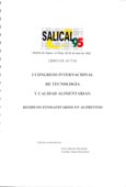 Imagen de portada del libro I Congreso Internacional de Tecnología y Calidad Alimentarias. Residuos fitosanitarios en alimentos