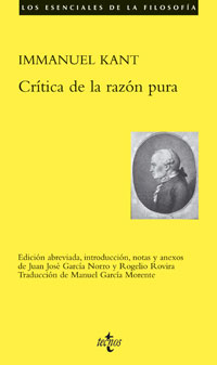 Imagen de portada del libro Crítica de la razón pura