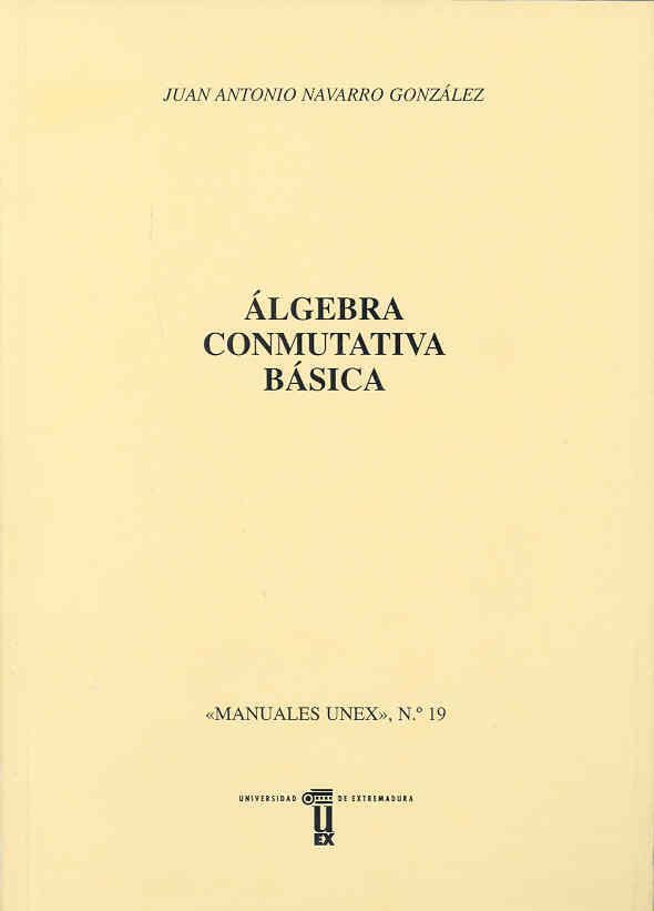 Imagen de portada del libro Álgebra conmutativa básica