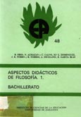 Imagen de portada del libro Aspectos didácticos de filosofía :1 Bachillerato