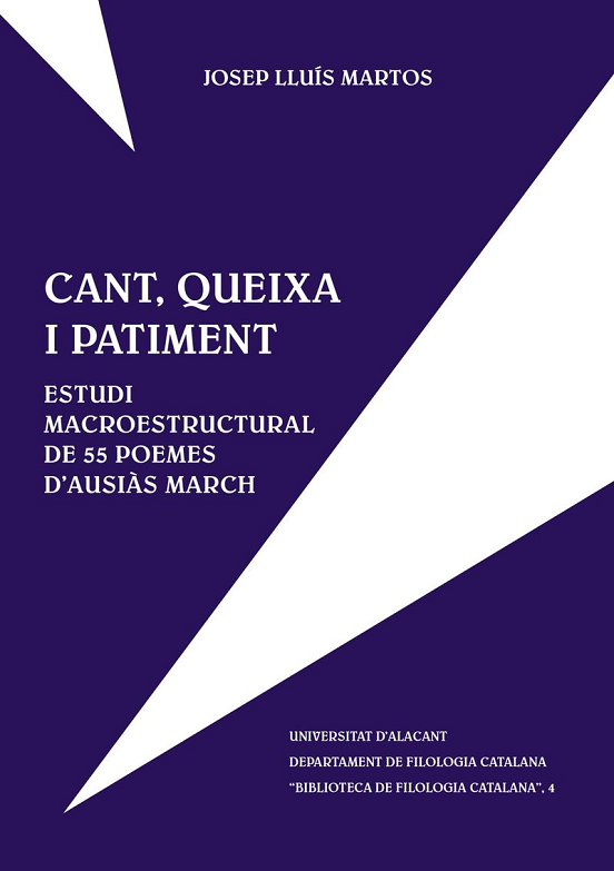 Imagen de portada del libro Cant, queixa i patiment