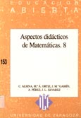 Imagen de portada del libro Aspectos didácticos de matemáticas, 8