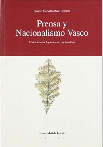 Imagen de portada del libro Prensa y Nacionalismo vasco