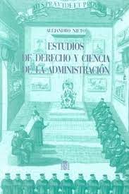 Imagen de portada del libro Estudios de derecho y ciencia de la administración