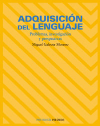 Imagen de portada del libro Adquisición del lenguaje