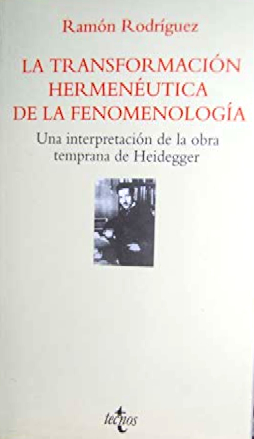 Imagen de portada del libro La transformación hermenéutica de la fenomenología