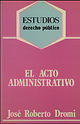 Imagen de portada del libro El acto administrativo