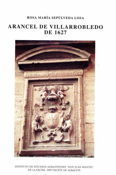 Imagen de portada del libro Arancel de Villarrobledo de 1627